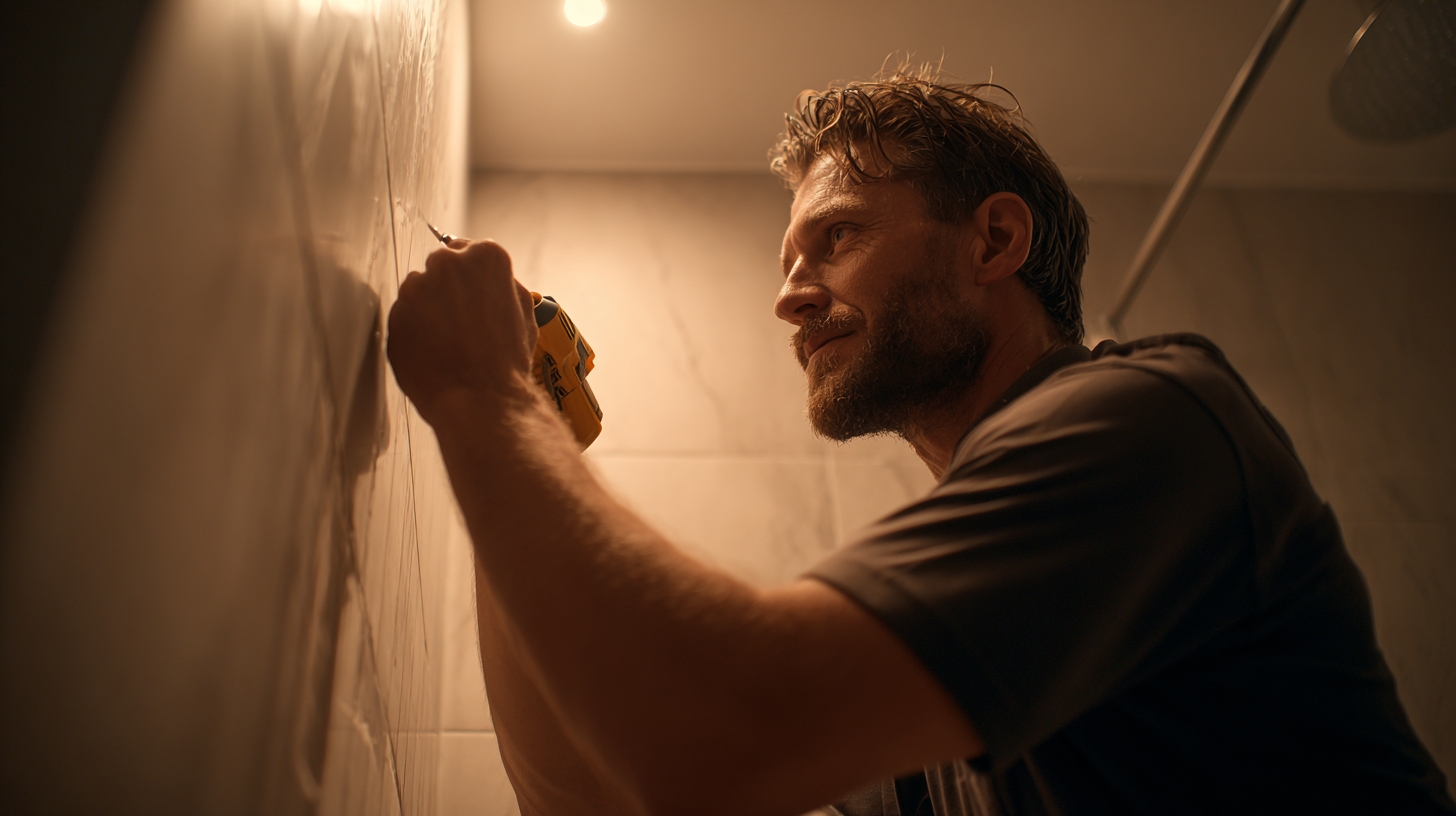 Douche sénior — professionnel qualifié